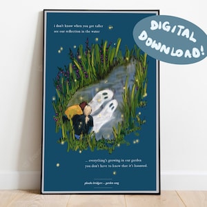 Phoebe Bridgers Garden Song lyric and illustration print (digital download)