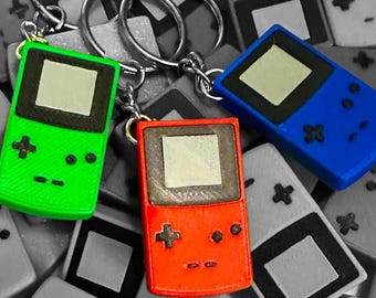 Mini GameBoy Keychain | Retro Gaming Keychain | Nostalgic Gamer Gift | 3D Printed