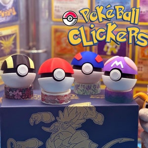 Pokeball Clickers - Customized Keyboard Click Fidget -  Perfect for ADHD, ASMR, and Focus