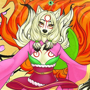 Okami Amaterasu Print