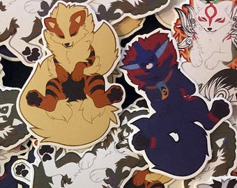 pokemon stickers etsy