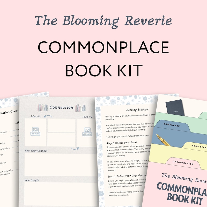 Blank Commonplace Book - Etsy