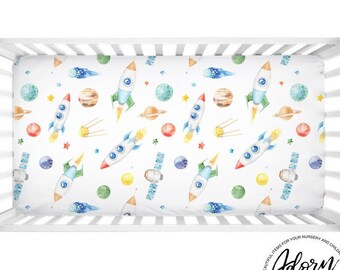space themed crib sheets