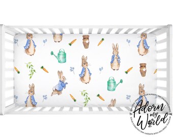 peter rabbit fitted cot sheet