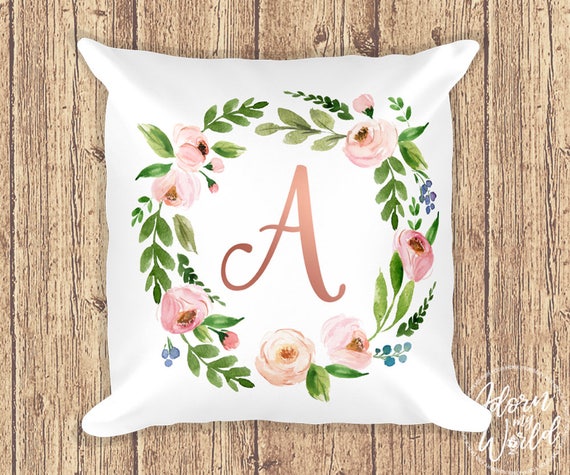 Monogram clearance pillows decorative