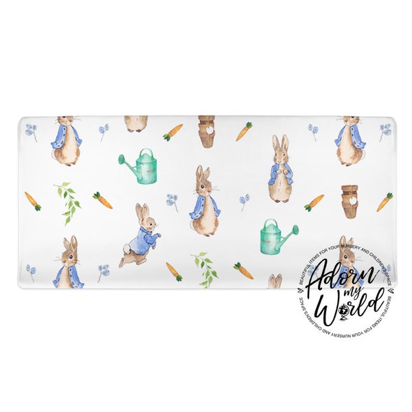 Peter Rabbit Changing Pad Cover, Peter Rabbit Nursery, Baby Accessories, Changing Mat Cover, Baby Shower Gift, Peter Rabbit Gifts, Baby Boy