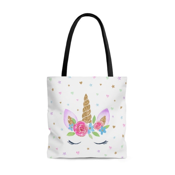 Unicorn Tote Bag, Unicorn Gifts, Borse per ragazze, Borse per