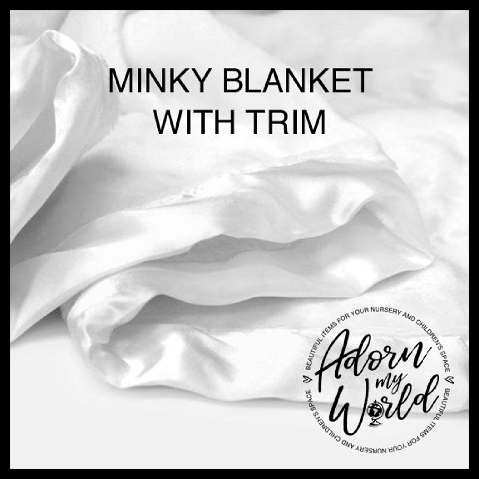 Black Leaves Baby Blanket Satin Trim Minky Blanket Baby Boy Etsy UK