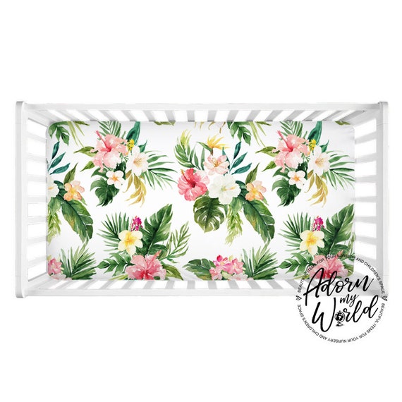 tropical crib sheets