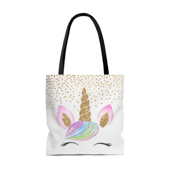 Cute Tote Bag Unicorn, Clothing and Apparel