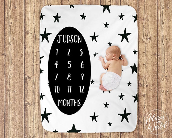 Custom baby month blanket 2025