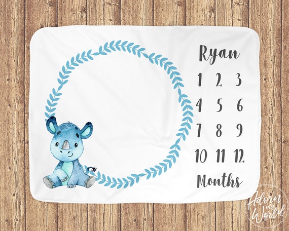 milestone blanket boy