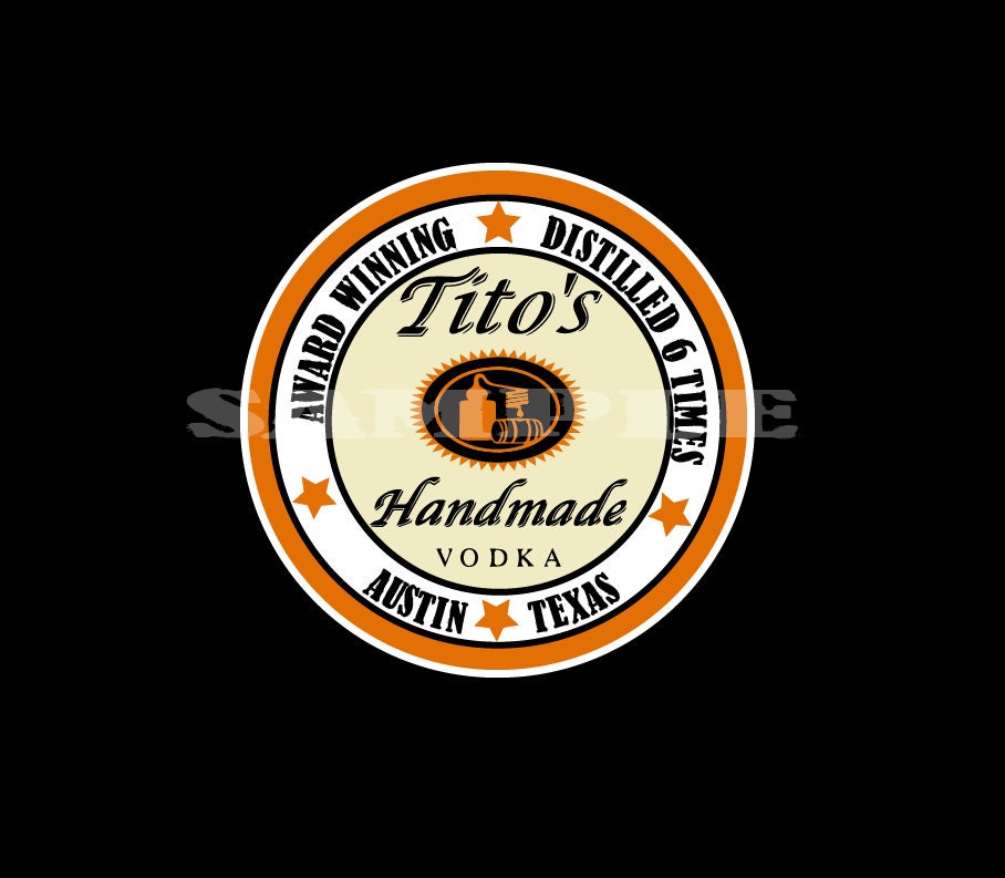 TITO'S VODKA Logo Sticker File Svg Png Etsy