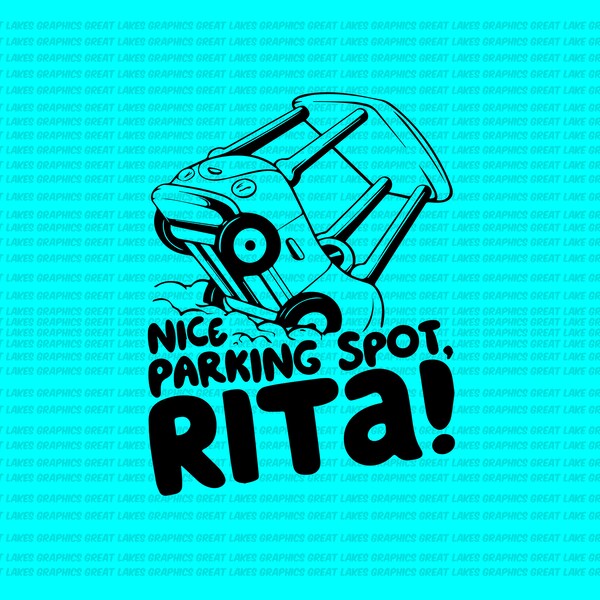 Bluey Grannies Nice Parking Spot, Rita T Shirt Printing and Cutting PNG SVG Cricut for T Shirts