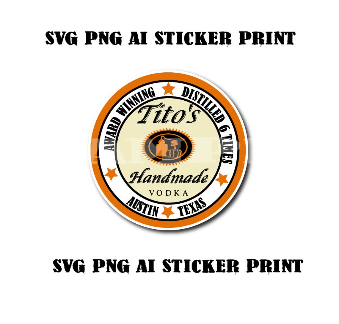 TITO'S VODKA Logo Sticker File Svg Png - Etsy Canada