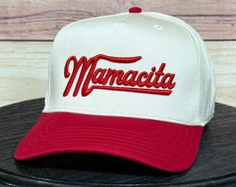Mamacita 3D Puff Embroidery Trucker Hat, Funny Otto Cap, Mom