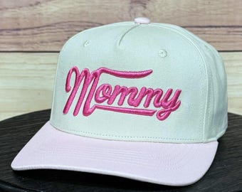 Mommy 3D Puff Embroidery Trucker Hat, Funny Otto Cap, Mom
