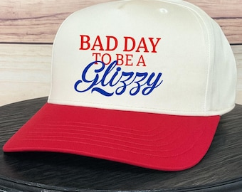 Bad Day to Be a Glizzy, Hot Dog - Embroidered Trucker Hat - Custom Cap