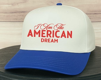 American Dream - Embroidered Trucker Hat - Custom Cap
