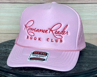 Romance Reader Book Club - Bestickte Baseballkappe, Schaumstoff-Trucker-Hut, Otto Cap, BookTok, Bücherwurm, Romance Reader