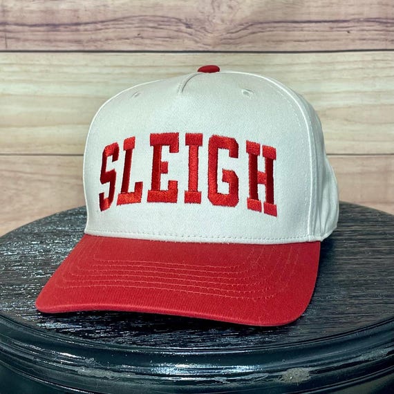 Sleigh - Embroidered Foam Trucker Hat, Otto Cap, Christmas  display picture 3