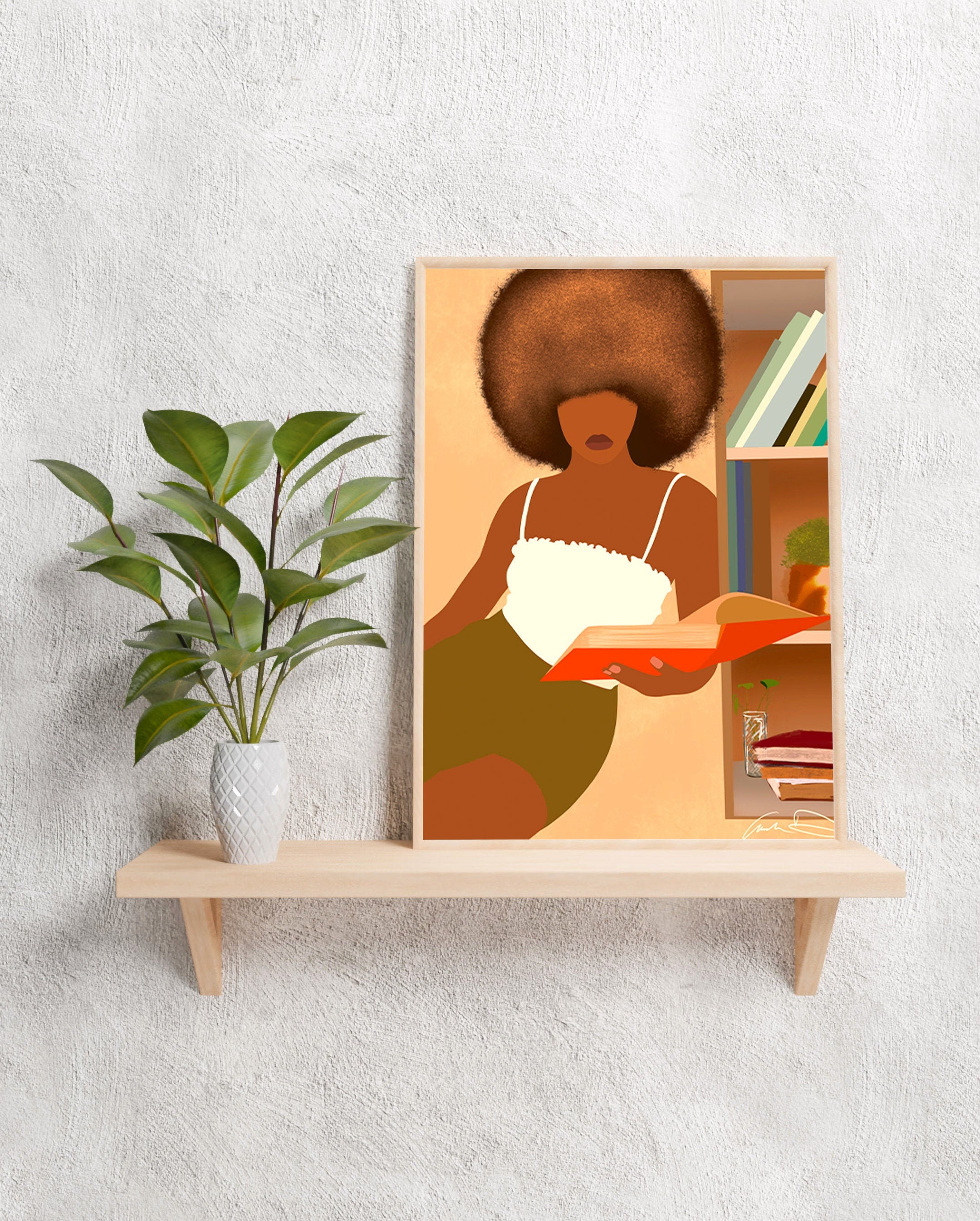 Woman Wall Art Digital Woman Art Etsy