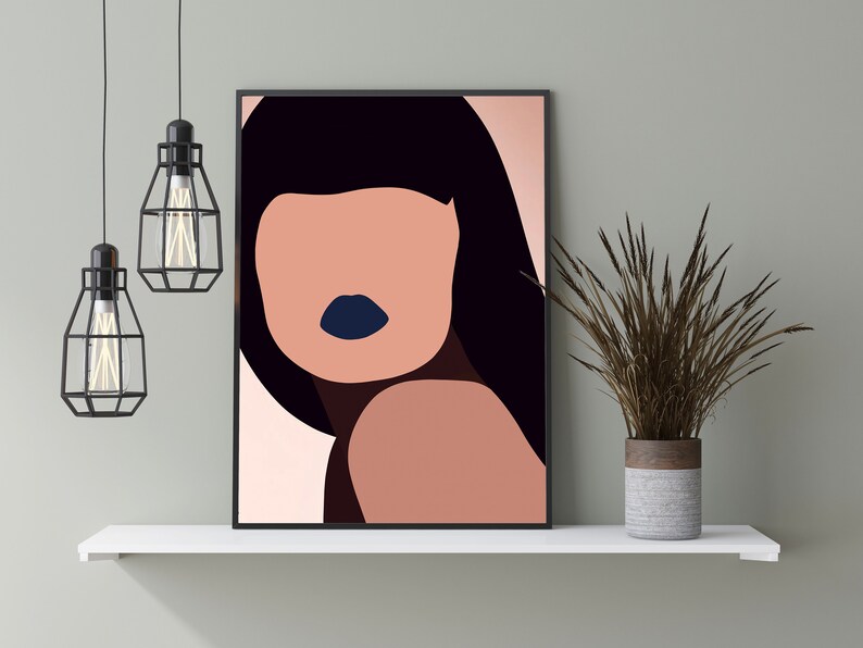 Bedroom Wall Decor For Women Feminine Art Female Art Instant Download Asian Woman Woman Wall Art Asian Woman Art Prints Prints Art Collectibles Saherflow Com