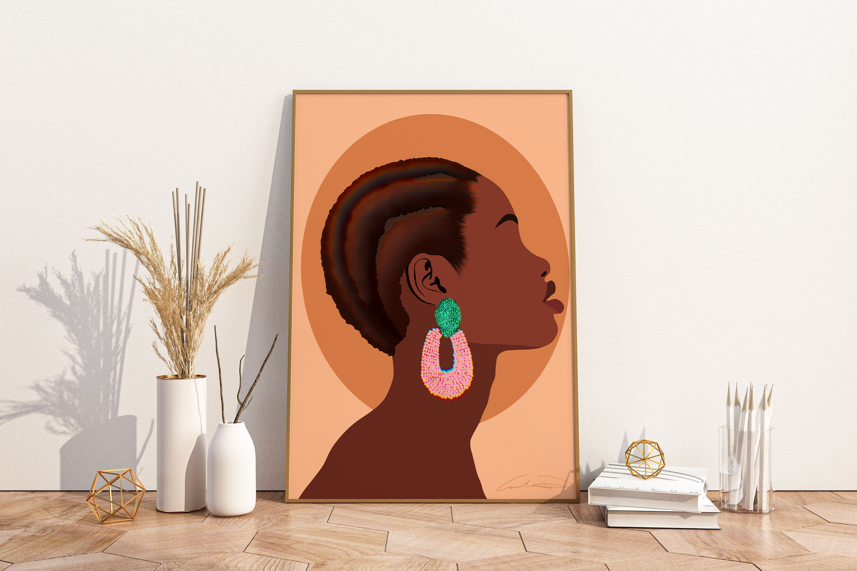 Black Woman Digital Print, DOWNLOADABLE ART PRINT, Black Woman Art, Black  Girl Art, Boho Woman Minimalist Art, Abstract Woman Art -  Finland