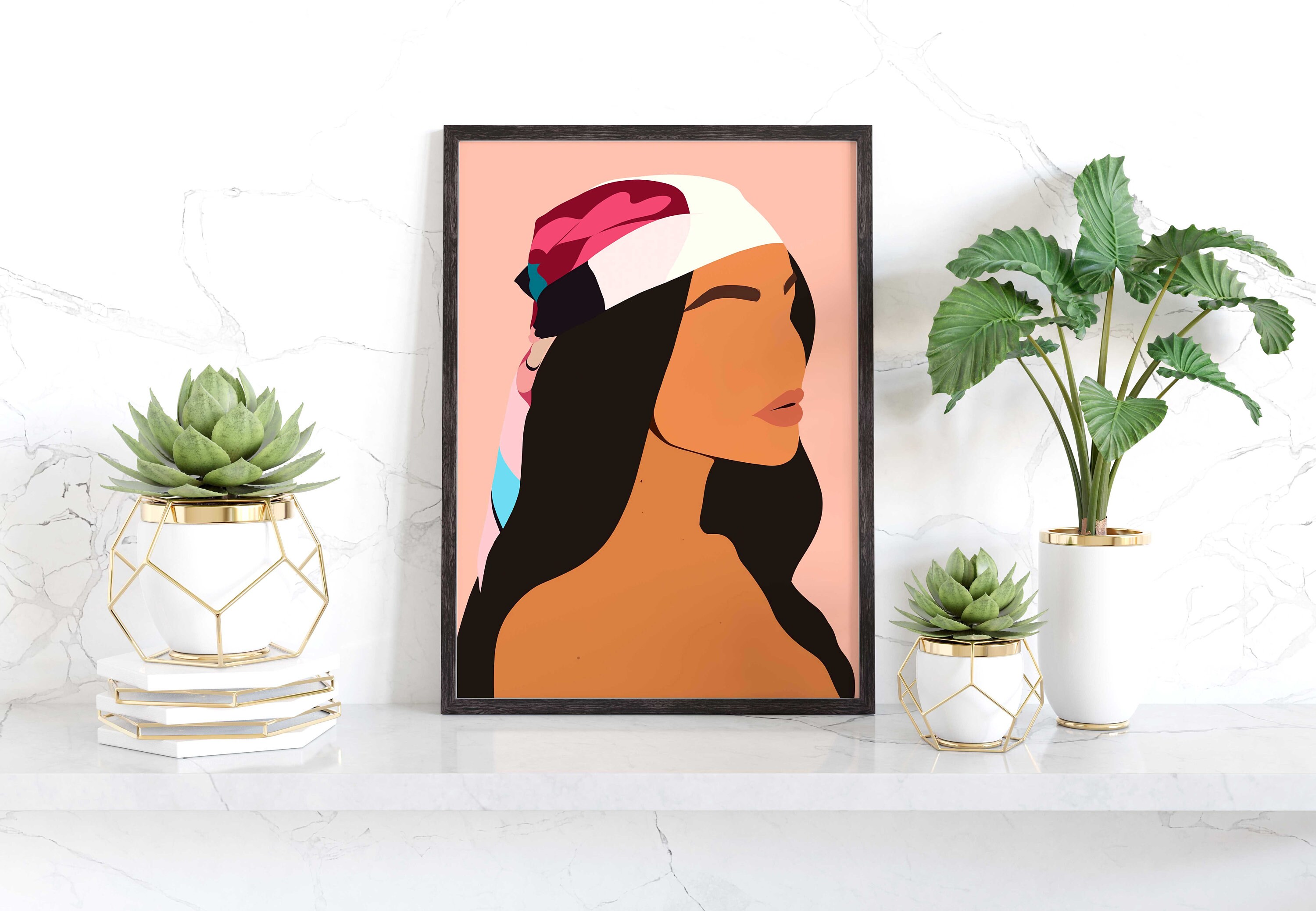 Woman Art Poster Wall Art for Women Etsy