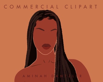 Black Woman PNG, Woman Clipart, Boho Clipart, Sublimation Designs, Black Woman Art, Digital Download