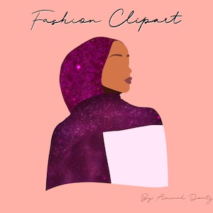 Celestial Clipart by DantzlerGallery, Woman Clipart, Fashion Clipart