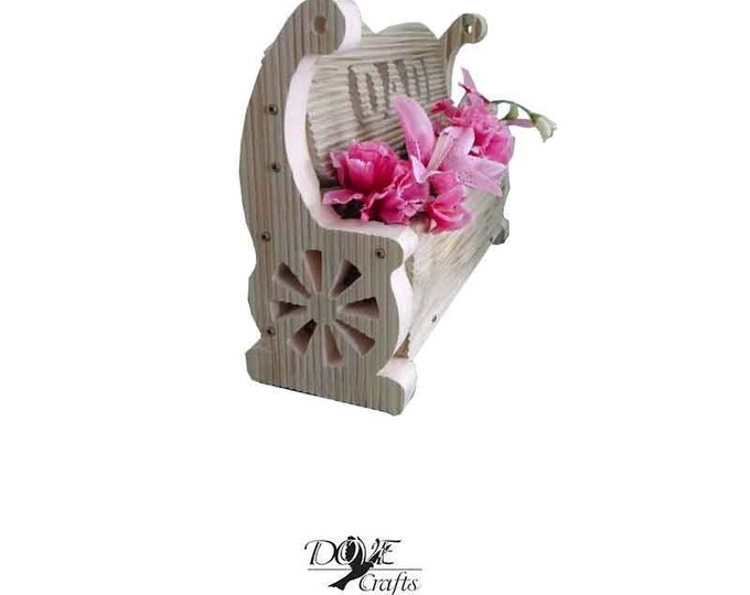 Wheels Bench Planter personalised /Hanging planter. Hand Crafted