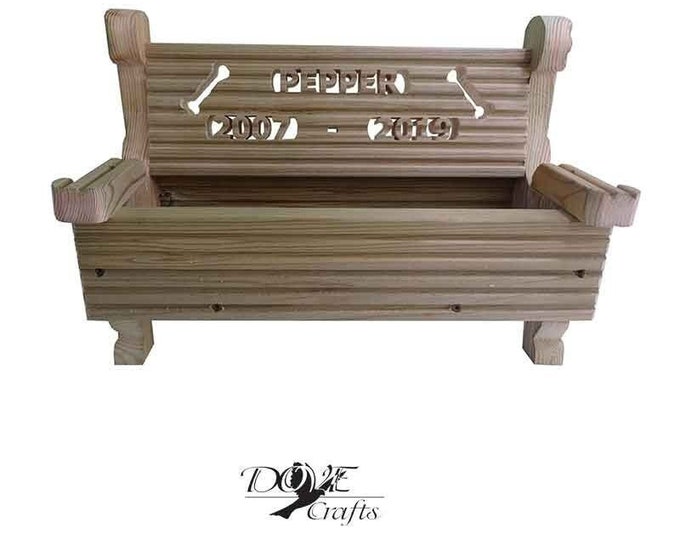 Bench planter for Pets Hand Crafted