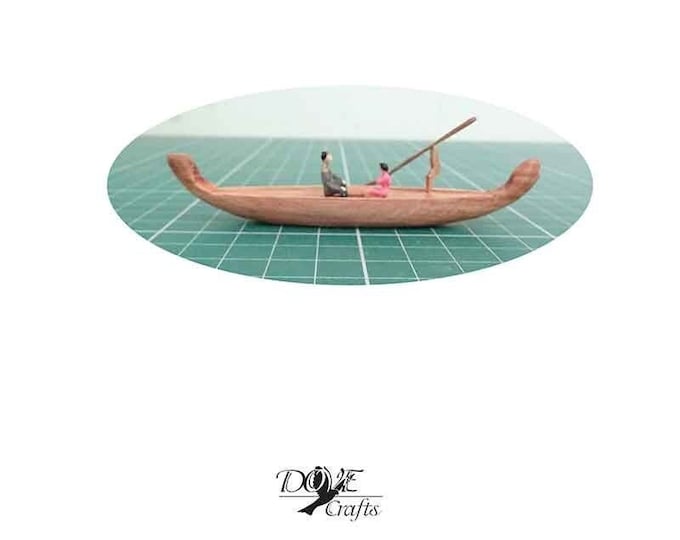 The Galilean Fishing Boat/ Gondola Miniature, Made of Oak/Olive Wood, Hand Crafted