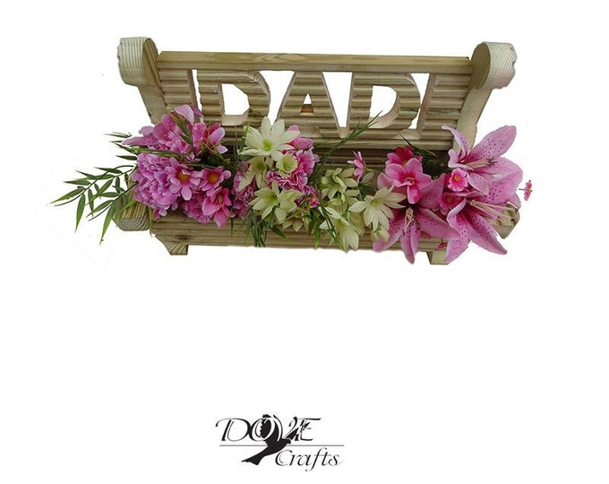 Bench Planter MUM / DAD Hand Crafted