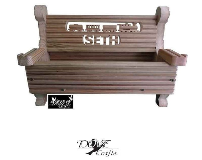 Bench Planter Personalised with your choice of Symbols, Hand Crafted(Offer for women footballer)