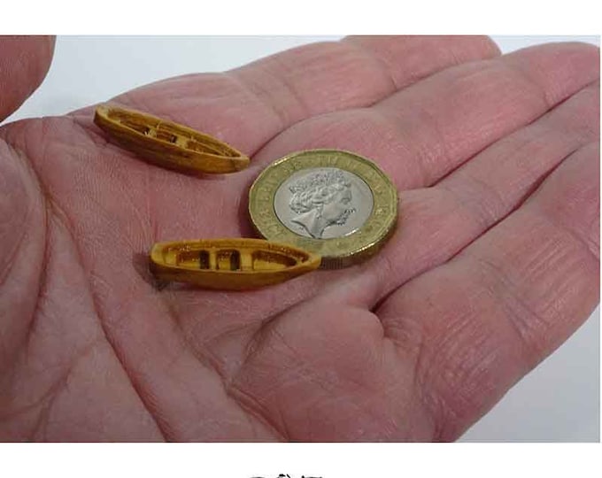 Micro boat wooden Boat, Made of Olive Wood, Hand Crafted