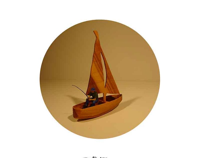 Sale Miniature Boat/Fisherman Sale. Offer for a month