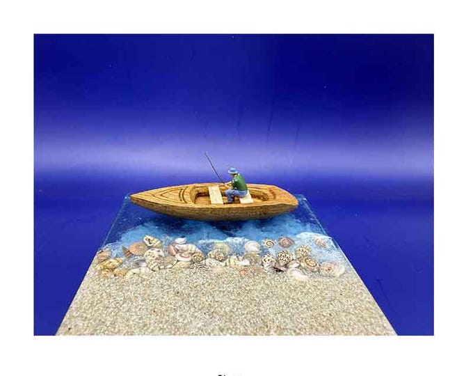 Boat, Wild Mango Exotic Wood Miniature, Different models and Resin Figures