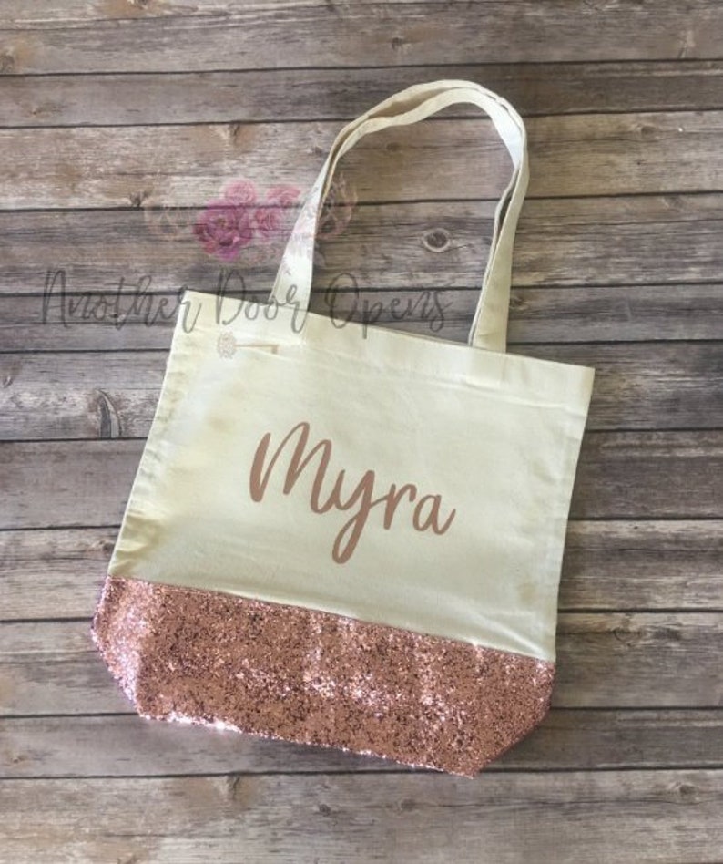 sparkly tote