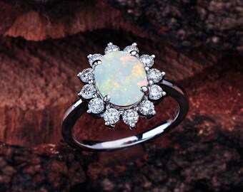 Princesse Diana Inspiré Halo Diamant & Garnet Ring Set En Argent Sterling DSL-LR Princesse Diana Inspiré Halo Diamant & Garnet Ring Set En Argent Sterling DSL-LR