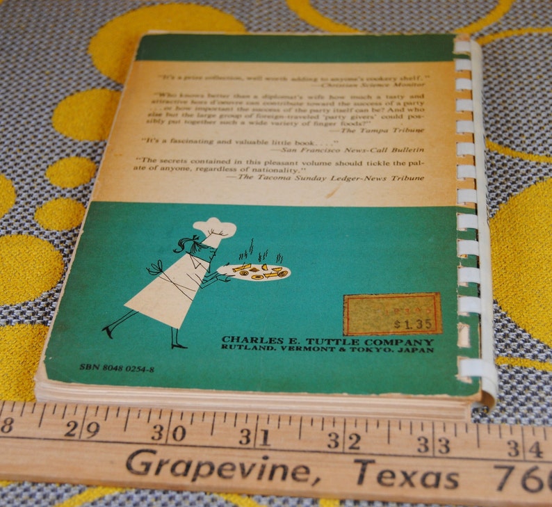 1970 Edition Hors D'oeuvres Favorite Recipes From Embassy Etsy