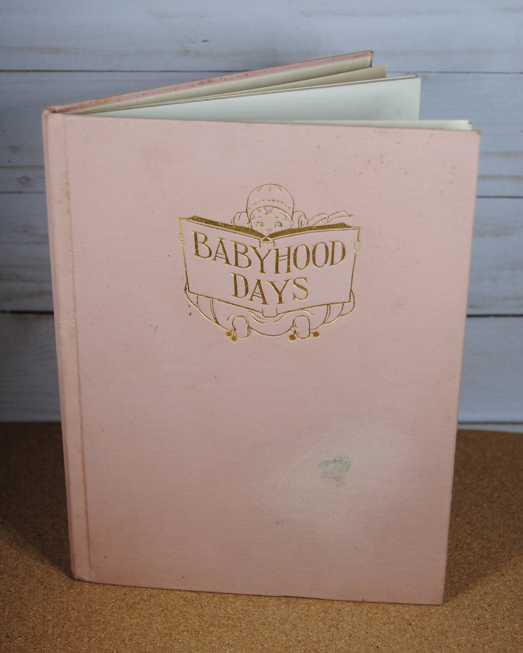 Antique baby book from 1915 Rupert's baby book Etsy