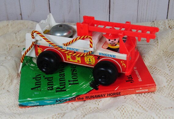 fisher price vintage fire truck