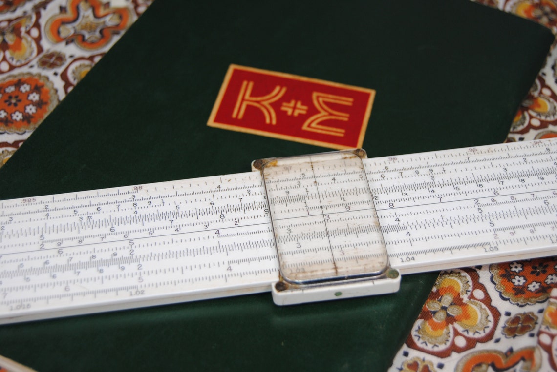 K & E Slide Rule Manual and Slide Ruler Log Log Duplex | Etsy