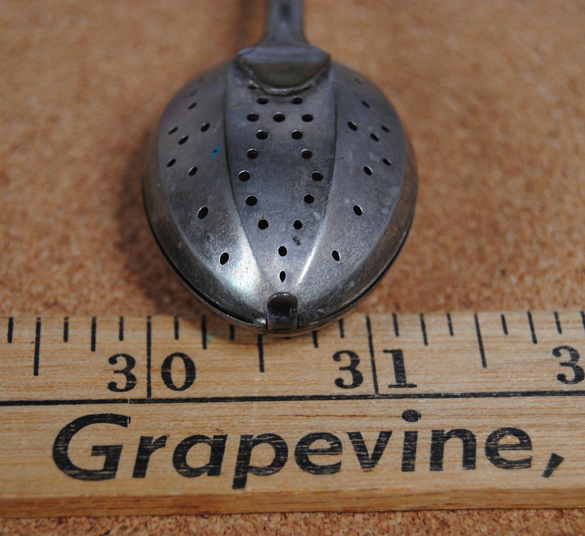 Caroline Silverplate Tea Strainer Spoon Vintage Tea Steeping Etsy