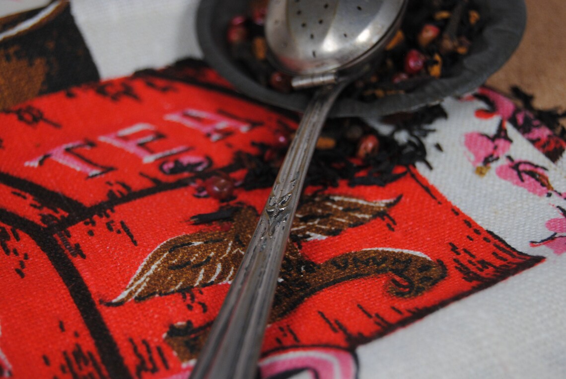 Caroline Silverplate Tea Strainer Spoon Vintage Tea Steeping Etsy