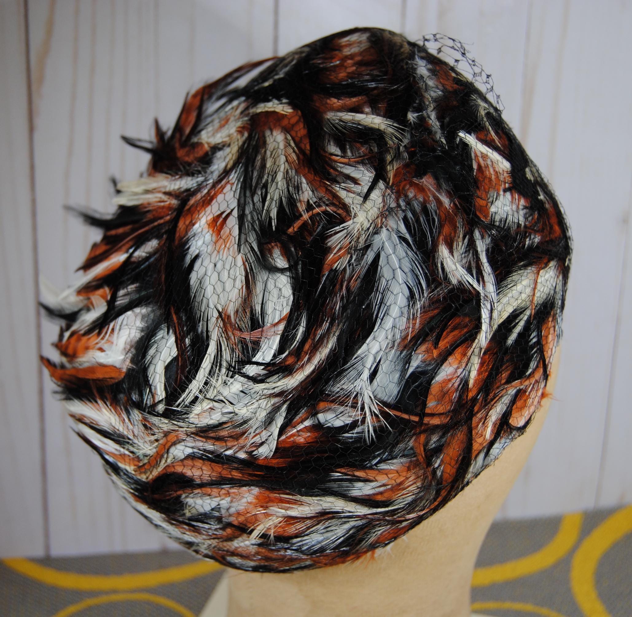 Vintage Glenover Henry Pollack Feather Hat - Etsy