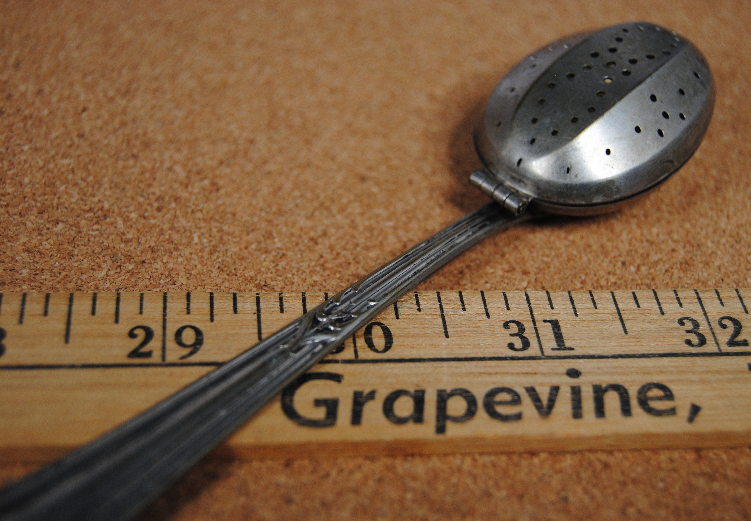 Caroline Silverplate Tea Strainer Spoon Vintage Tea Steeping Etsy