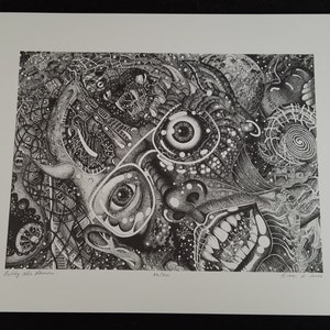 R. Jones &quot;Bobby the Demon&quot; Lithograph Signed & Numbered 299 of 300